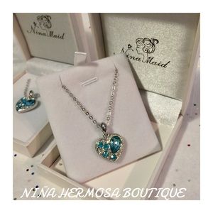 Gold Plated 18inch Heart Necklace